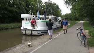 Der Weg ist unser Ziel Mit dem Hausboot auf dem Canal du Centre [upl. by Elleira]