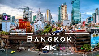 Bangkok Thailand 🇹🇭  by drone 4K [upl. by Anneirda948]