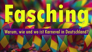 Fasching 👺🍬  warum wie amp wo Karneval in Deutschland ist [upl. by Ulberto]