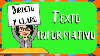 Texto informativo 💥 Texto expresivo 🙋‍♀️ [upl. by Schulz]