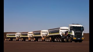 Bulk Haulage outback South Australia Qube [upl. by Marcin]