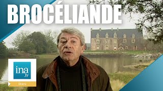 Brocéliande  En flânant en Bretagne avec Roger Gicquel  Archive INA [upl. by Ahseekan813]