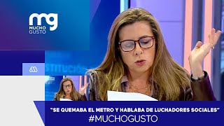 MuchoGusto  Teresa Marinovic criticó al presidente Boric por quotvalidarquot la violencia en protestas [upl. by Abehsile985]