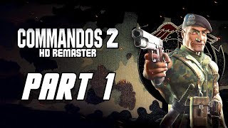 Commandos 2 HD Remaster  Gameplay Walkthrough Part 1 No Commentary PS4 PRO [upl. by Essyla]