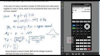 Sampling Distribution for sample proportion [upl. by Akeber156]