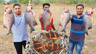 EASY GRILLED FISH RECIPE  CHARCOAL KE UPAR ROOPCHAND FISH TANDOORI [upl. by Hamon]