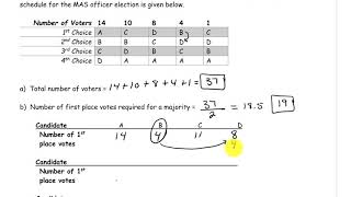 Plurality with Elimination Example 1 [upl. by Atiluj]