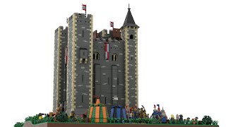 LEGO CASTLE MOC  Warchester Castle [upl. by Otreblanauj]