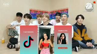 bts reacciona a tik tok de domelipa 0 🐧 [upl. by Lleryd]