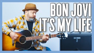 Bon Jovi Its My Life Guitar Lesson  Tutorial [upl. by Kronick28]