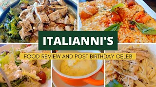 FOOD REVIEW ITALIANNIS  Post Birthday Celebration  She amp Machang Vlog [upl. by Gildas368]