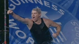 Professor Splash dives 36ft into 30cm of water to break Guinness World Record [upl. by Siladnerb485]