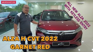 ALZA H CVT 2022  GARNET RED  INFOMATVE [upl. by Seely]