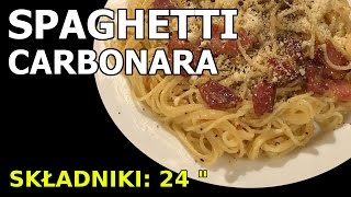 Spaghetti Carbonara z polską nutą [upl. by Relluf]