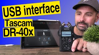 Tascam Dr40x Usb Interface  iOS  What you NEED to know [upl. by Erdda]