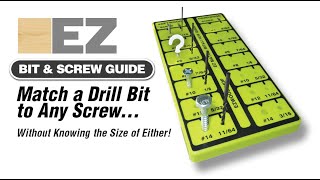 EZ Match Bit amp Screw Guide [upl. by Ahcsat]