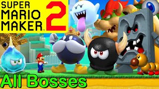 Mario Maker 2  ALL SUPER MARIO 64 BOSSES Super Mario Maker 2 Boss Battles [upl. by Ydna]