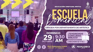 ESCUELA DOMINICAL  29 de Octubre [upl. by Gunilla250]