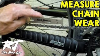 How To CheckMeasure Bike Chain WearStretch [upl. by Burton232]