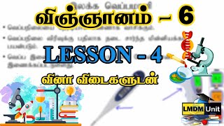 Grade 6 Science  Lesson  4  விஞ்ஞானம்  Tamil Medium  LMDM Unit [upl. by Aokek976]