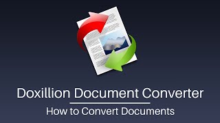 How to Convert Document File Formats  Doxillion Document Converter Tutorial [upl. by Ynamad6]