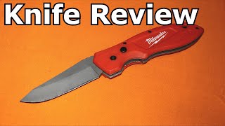 Milwaukee Fastback 48221990  Knife Review [upl. by Drofniw]