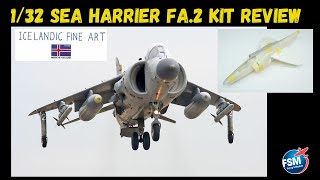 132 Sea Harrier FA2 Resin Kit Review [upl. by Llevel10]