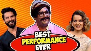 Rajesh Aroras Best Performance Ever with Shahid Kapoor and Kangana Ranaut  The Kapil Sharma Show [upl. by Nahpos]