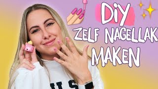 Mijn eigen NAGELLAK MET GEUR maken  DIY [upl. by Edmee]