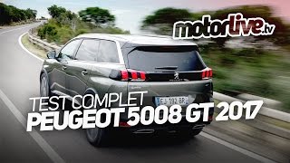 PEUGEOT 5008 GT 2017  TEST AUTO COMPLET [upl. by Enhpad]