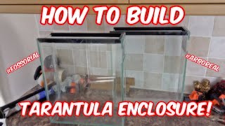 TARANTULA ENCLOSURE  How to build [upl. by Zsa]