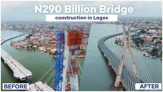 Construction of the N29000000000 Bridge  Lekki Ikoyi Link Bridge Lagos Nigeria [upl. by Nnyleuqaj318]