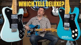 Which Telecaster Deluxe Vintera Roadworn or American Professional II models [upl. by Chery]