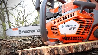 HUSQVARNA 550xp with new AT12 carburetor [upl. by Lanam]