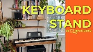 How to Make a Keyboard Stand  Small Space DIY [upl. by Rand]