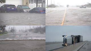 Storm Surge Overtakes Parts Of Cape Coral FL  9282022 [upl. by Denny]