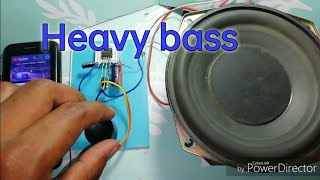 TDA 2030 Ic Subwoofer out  Heavy Bass Amplifier Using Tda 2030 [upl. by Kalasky]