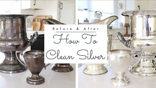 How To Clean Silver  Before and After [upl. by Gertruda378]