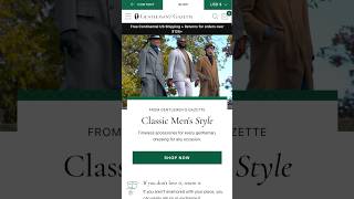 Our NEW Classic Menswear Shop [upl. by Nosduj543]