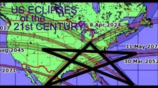 US ECLIPSES FORM GIANT PENTAGRAM [upl. by Huttan]