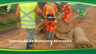 Hidrossemeadura com Biomanta fibra de coco VERDES VALES [upl. by Caril]