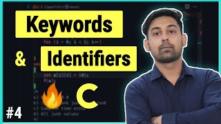 Keywords amp Identifiers in C Langauge  Explain In Hindi  By Nirbhay Kaushik [upl. by Tabib]