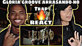 REACT  GLORIA GROOVE  LEILÃO CLIPE OFICIAL [upl. by Eyllek]