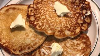 How I make crispy edge pancakes 😋  Aunt Jemima  Cooking with Mizz K [upl. by Nossila]