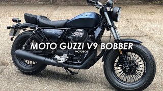 2019 Moto Guzzi V9 Bobber First Ride amp Review [upl. by Chema454]