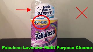 ✅ How To Use Fabuloso Lavender Multi Purpose Cleaner Review [upl. by Barbour]