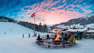 Winter in Switzerland MelchseeFrutt with a Heartwarming Walking Tour 🇨🇭 [upl. by Adlei]