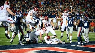 Arkansas Uses Lateral 2Point Conversion To Upset Ole Miss In OT  CampusInsiders [upl. by Iruj]