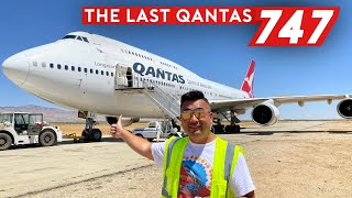 The Last Qantas Boeing 747  An Emotional Farewell [upl. by Arym]