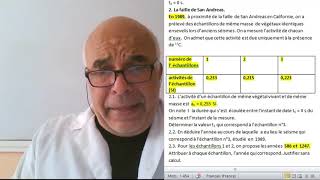 Exercice  Datation par le carbone 14 [upl. by Hacker786]